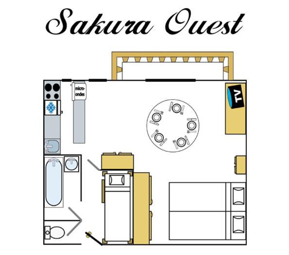 Résidence Studio Sakura Val-dʼIsère Habitación foto